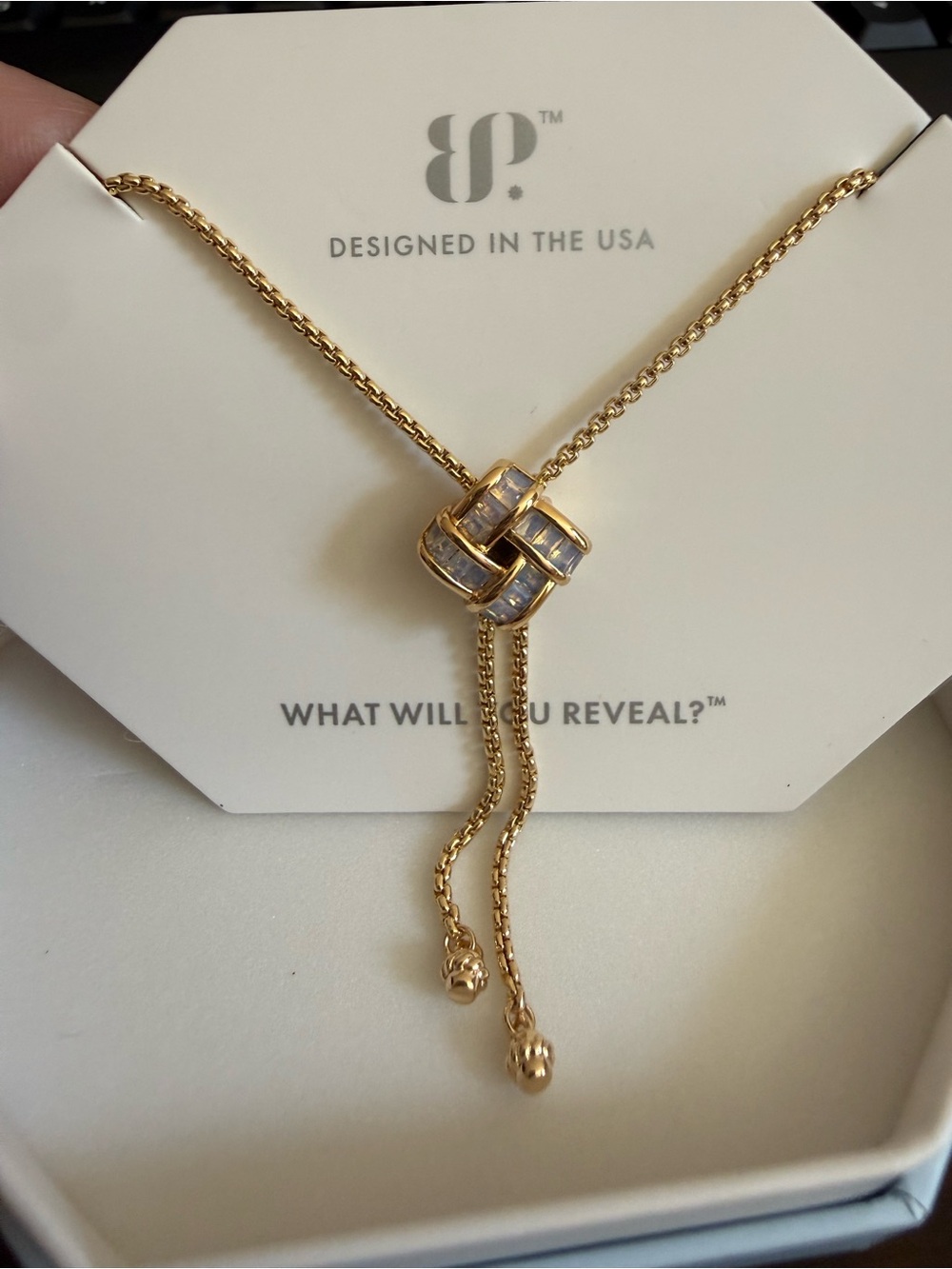 Bomb Party OG Necklace  Baguette Braid Sparkle